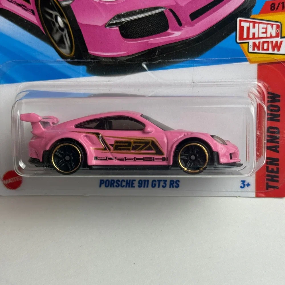 Hot Wheels Porsche 911 GT3 RS Pink Then and Now 8/10 220/250 Diecast JBB35-N7C5